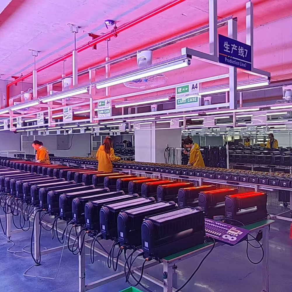 Colorful Light LED stage lighting factory production line in Foshan China - Colorful Light