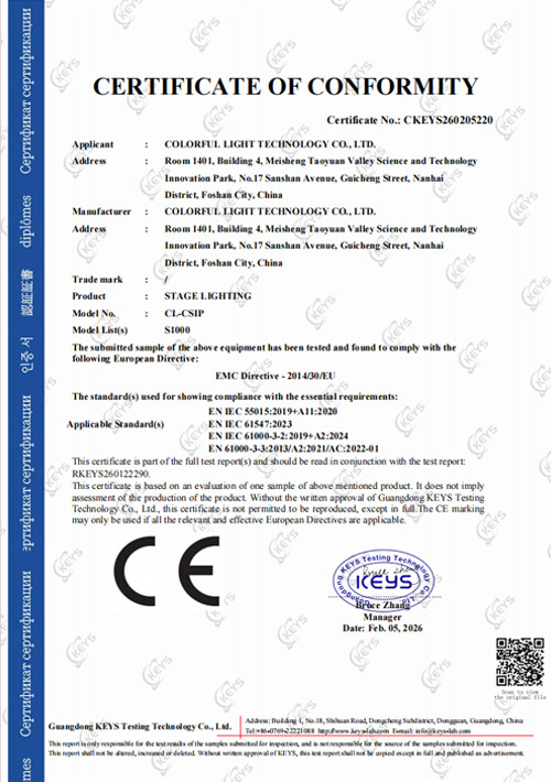 Stage lights CL-CSIP CE-EMC