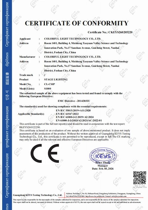 Stage lights CL-CSIP CE-EMC - Colorful Light