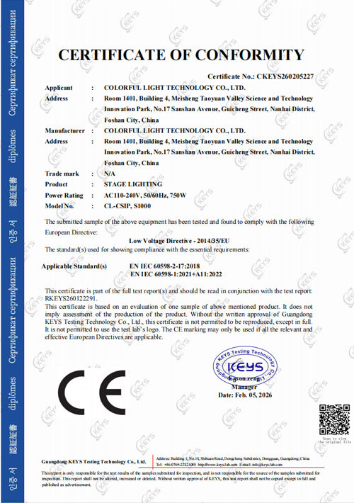 Stage lights CL-CSIP CE-LVD