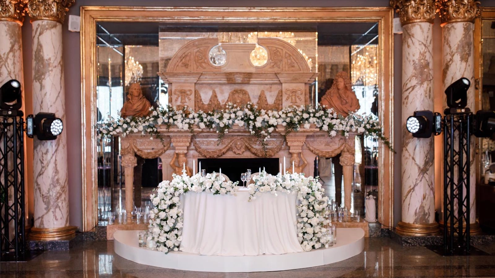 LED wedding lighting solution for banquet halls and luxury event venues - Colorful Light
