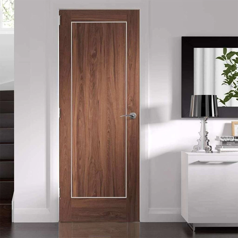 Interior door black walnut