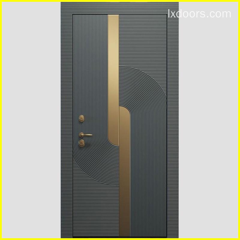 solid wood front door modern