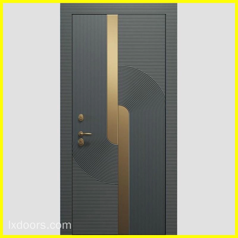 solid wood front door modern