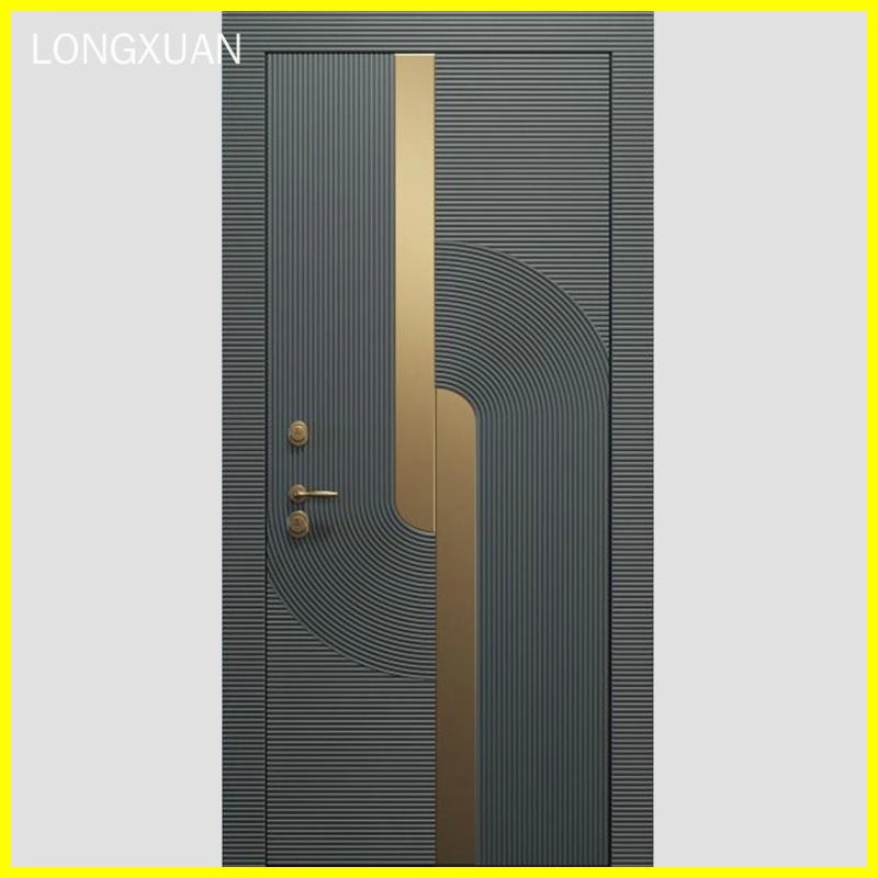 solid wood front door modern