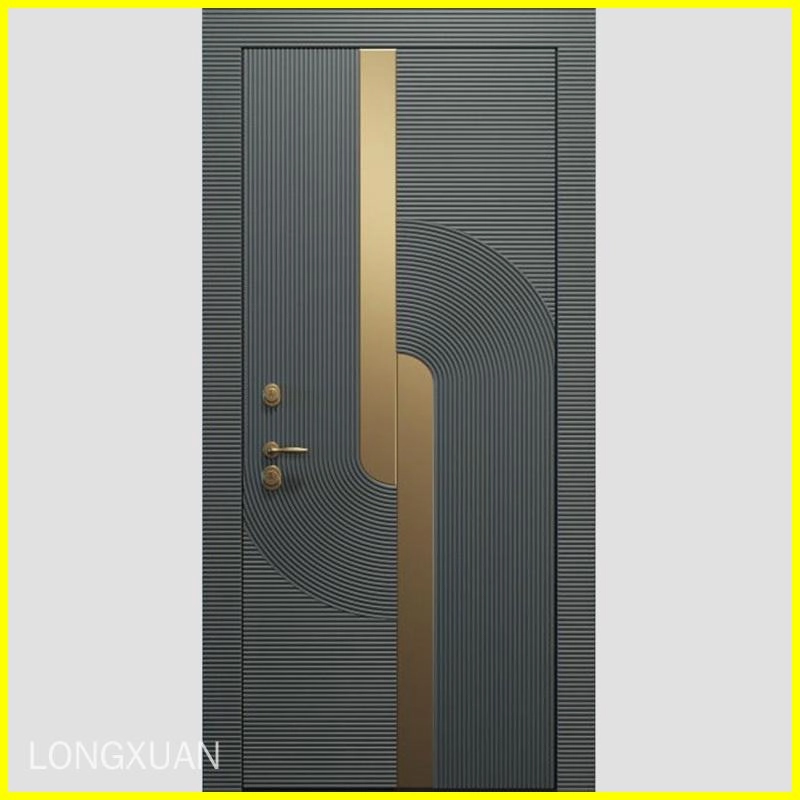 solid wood front door modern