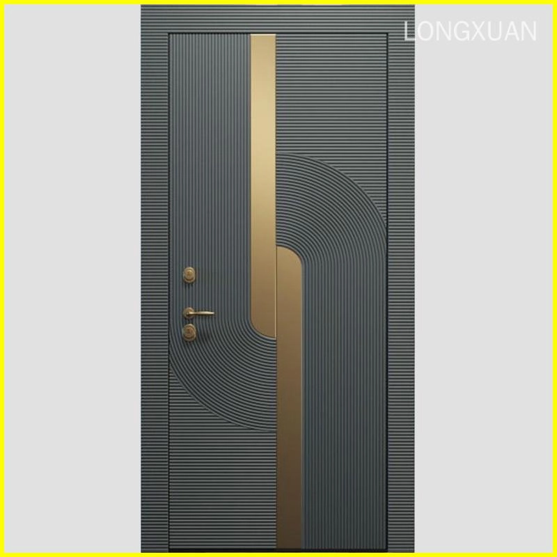 solid wood front door modern