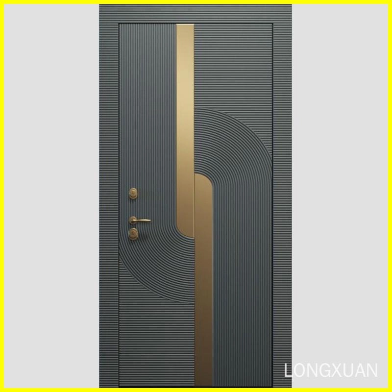 solid wood front door modern