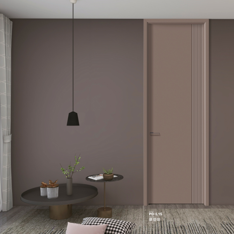 Interiro wood modern bedroom door interior