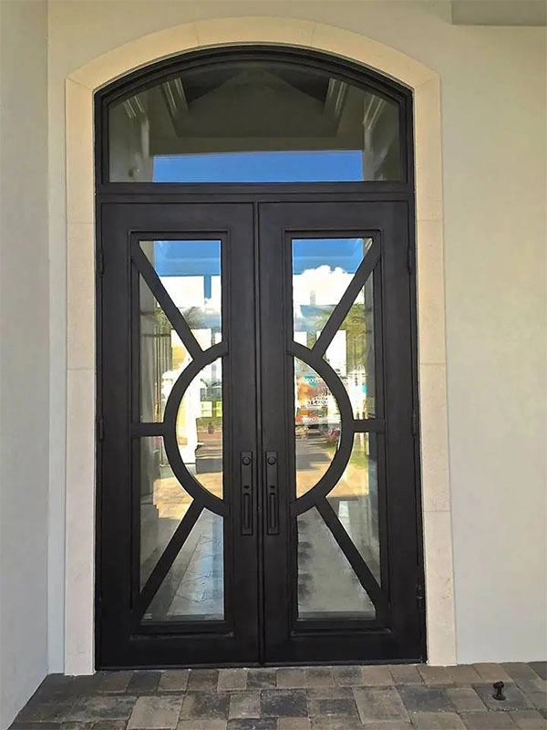 solid wood french door