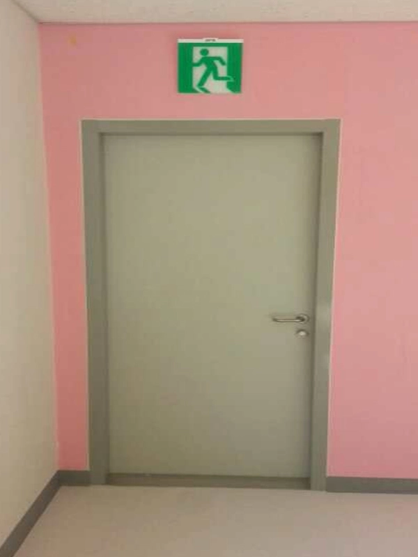 Porte simple UL avec protection contre l'incendie pendant 3 heures Protection incendie UL à porte simple pendant 3 heures