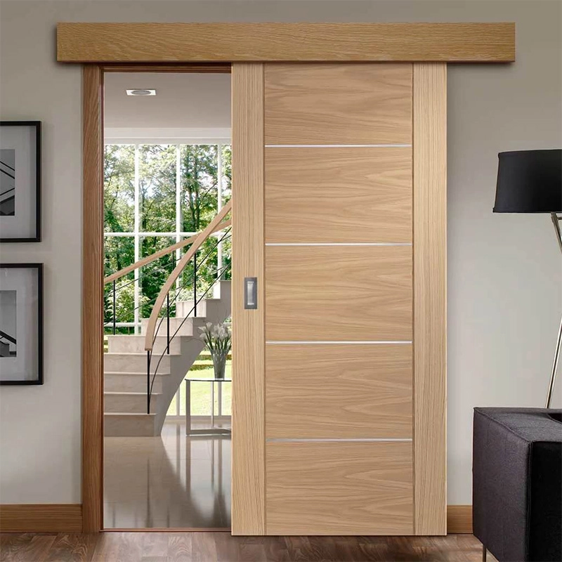 Single external sliding door