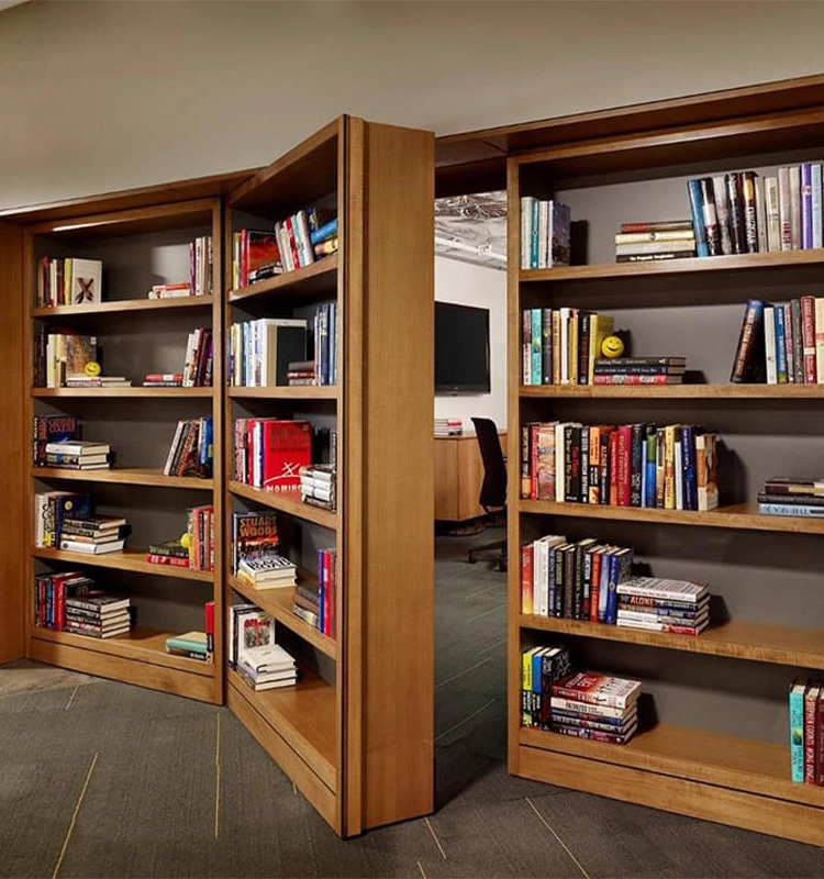 hidden door bookshelf