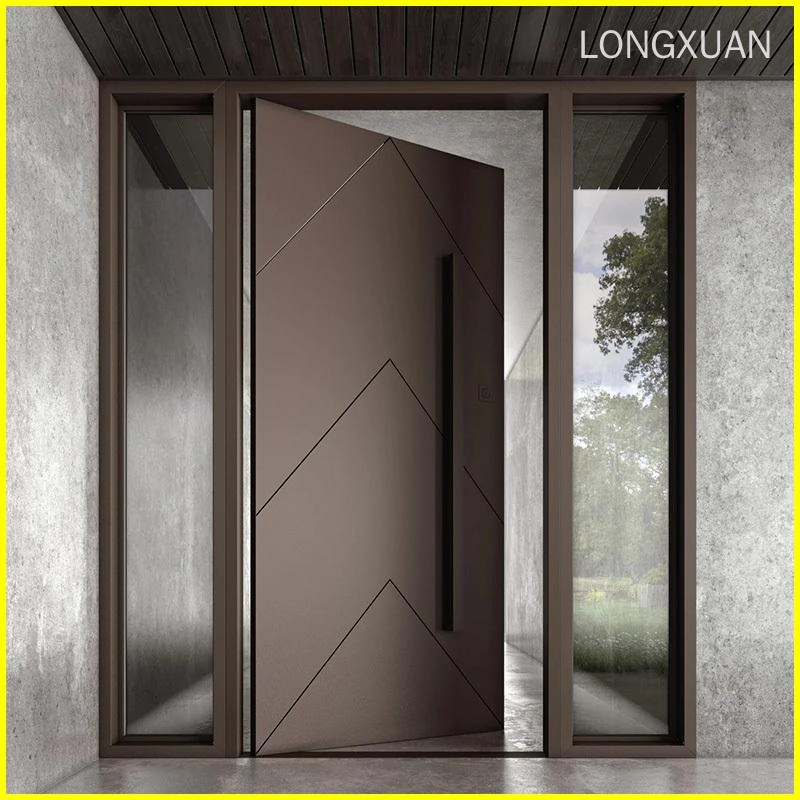 exterior pivot door