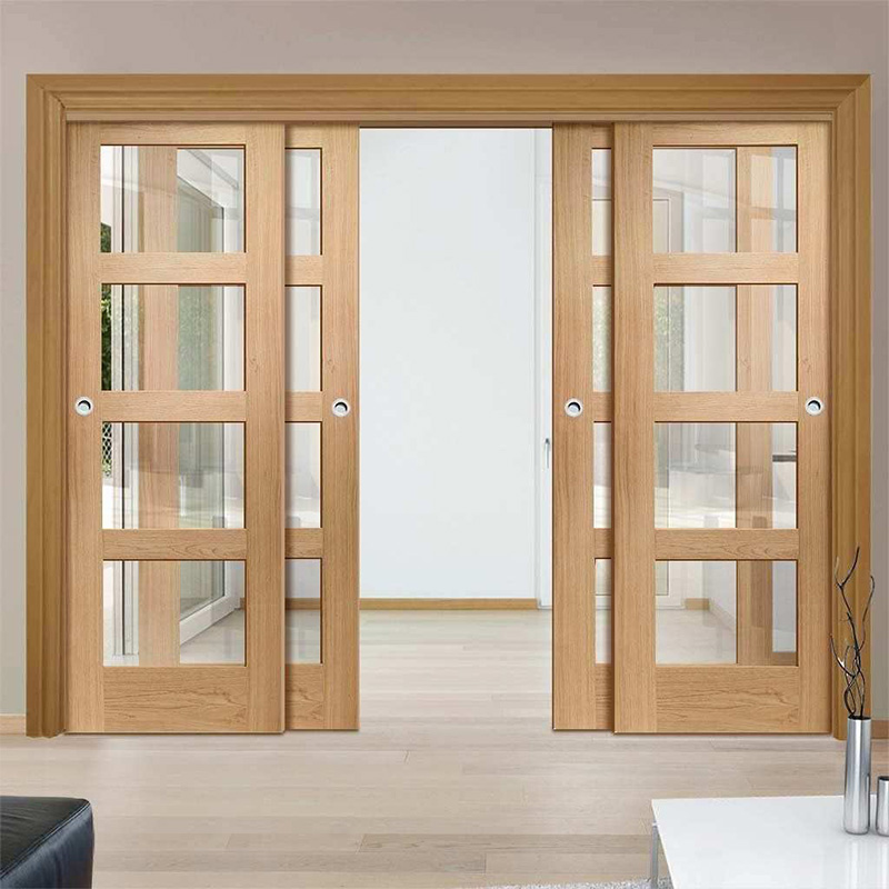 wooden sliding door