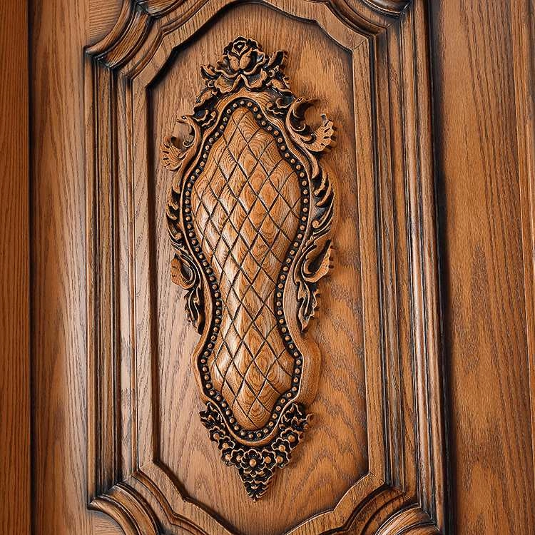 Solid wood carving texture effect