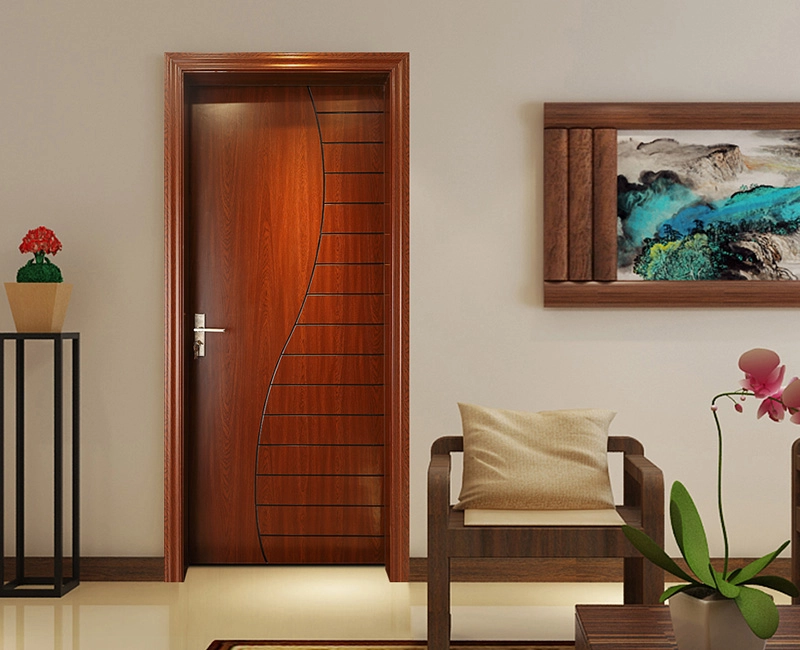 Cửa căn hộ cửa nội thất gỗ đặc