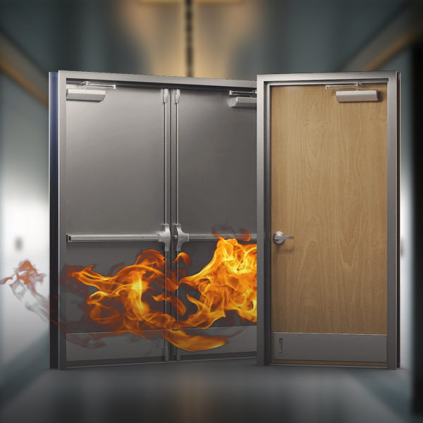 Fire rated door
