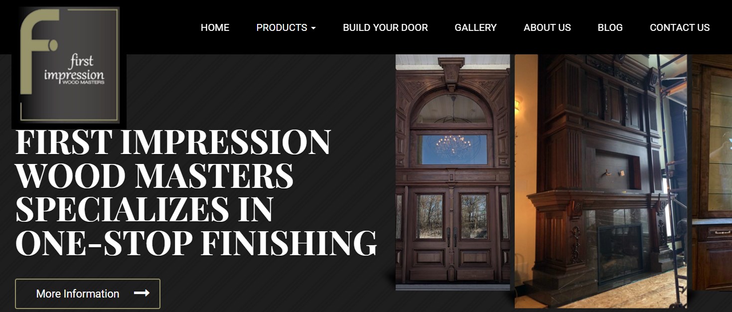 First impression luxury wood door manufacturer
