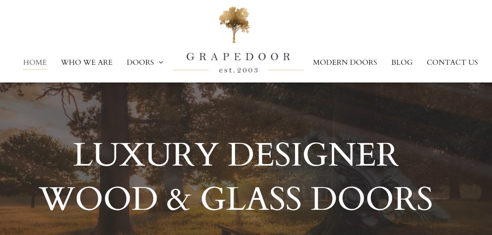 GRAPEDOOR luxury wood door manufacturer