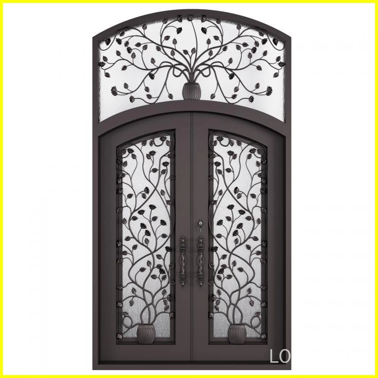 bouble front iron door