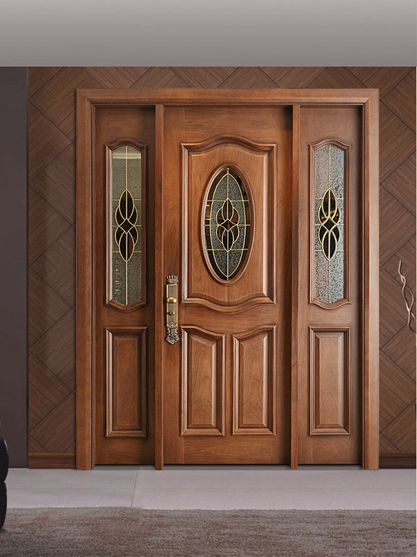 solid wood slab exterior door