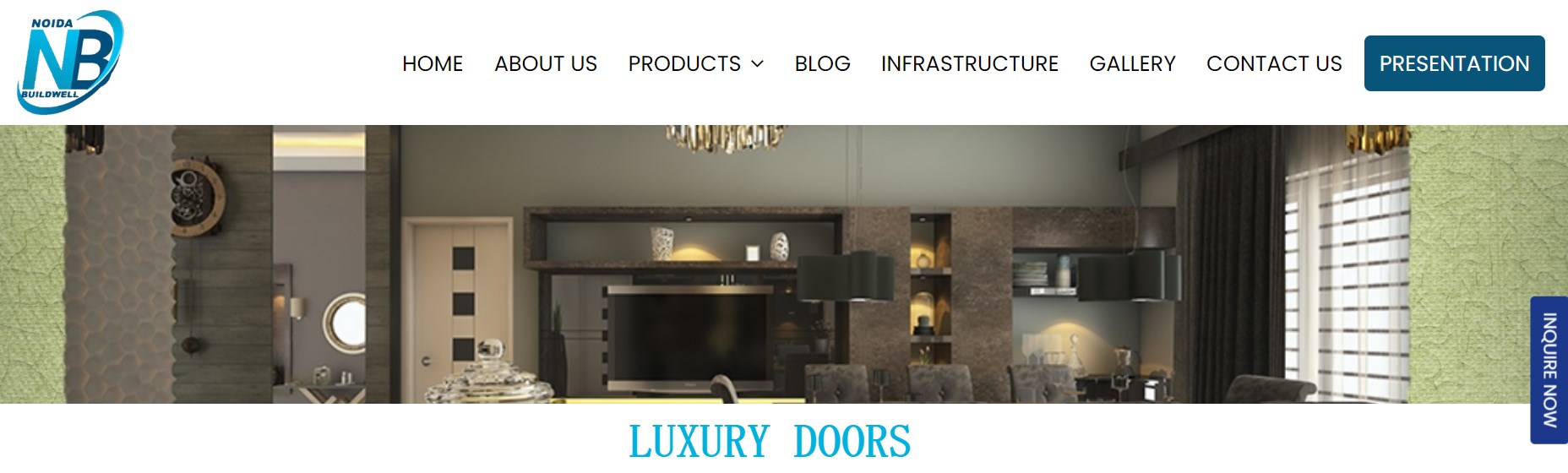 NOIDA BUILDWELL luxury wood door manufacturer