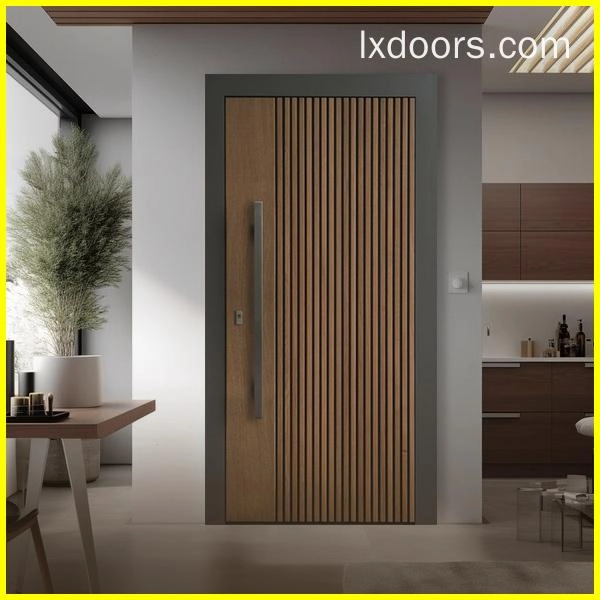 Modern wood door