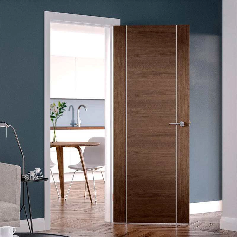 Black walnut interior door