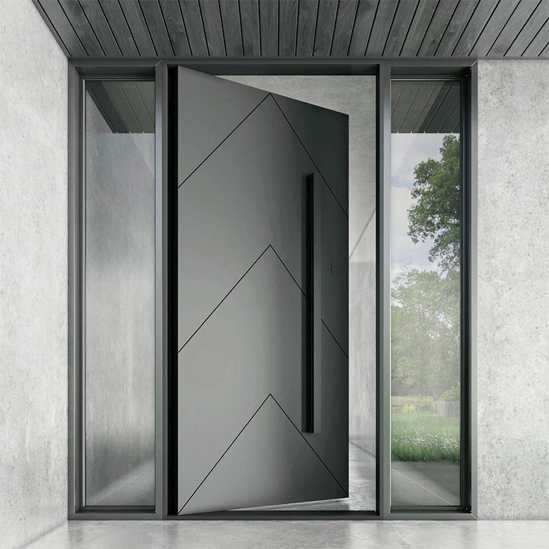 plywood pivot door