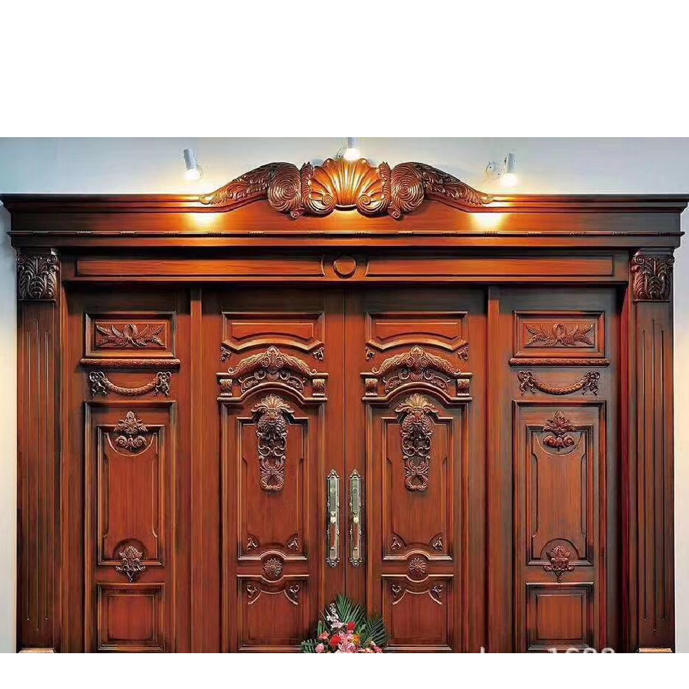 solid wood entrance door