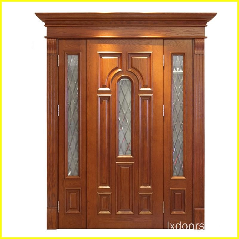 European-style glass entry door