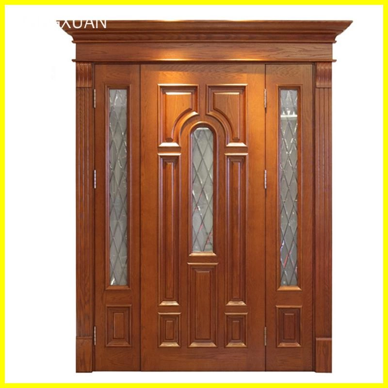 European-style glass entry door