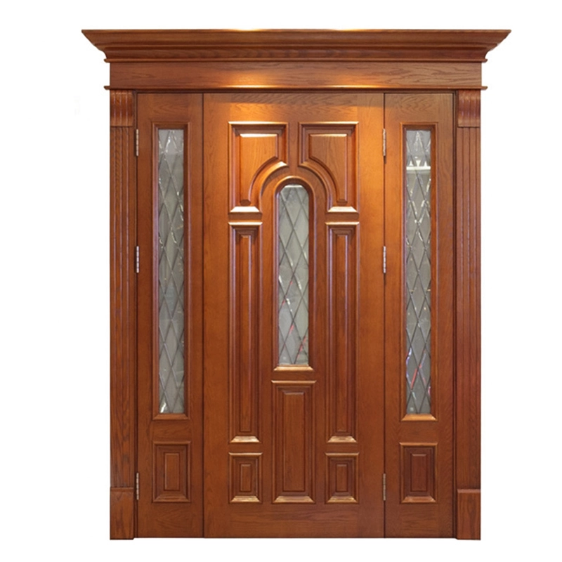 European-style glass entry door