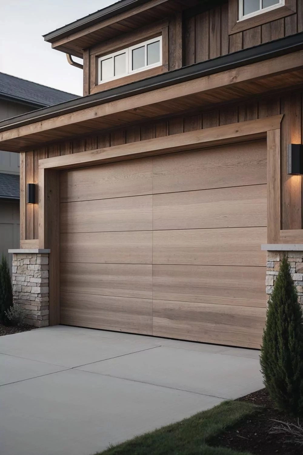 garage door wood oak door garage door wood oak door