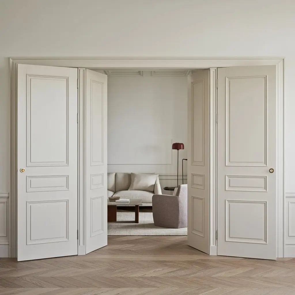 Minimalist Flat-Panel Doors
