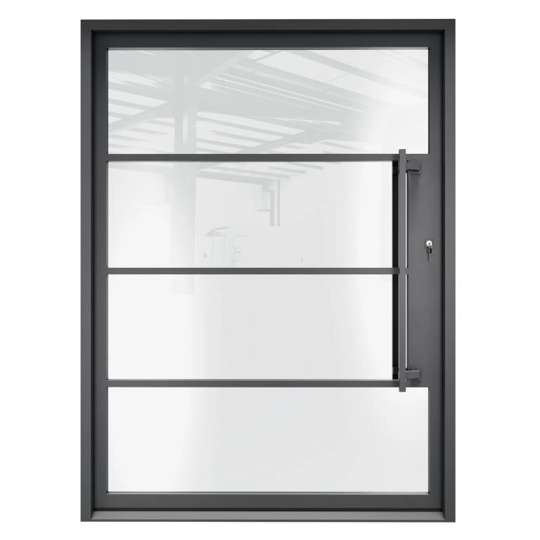 new glass door