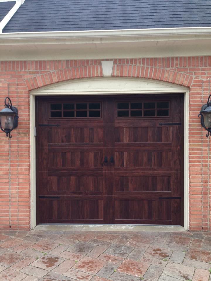 oak solid wood garage