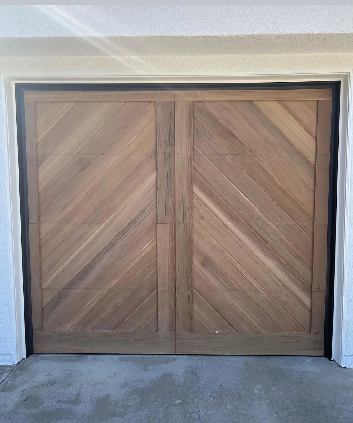 wood garage door