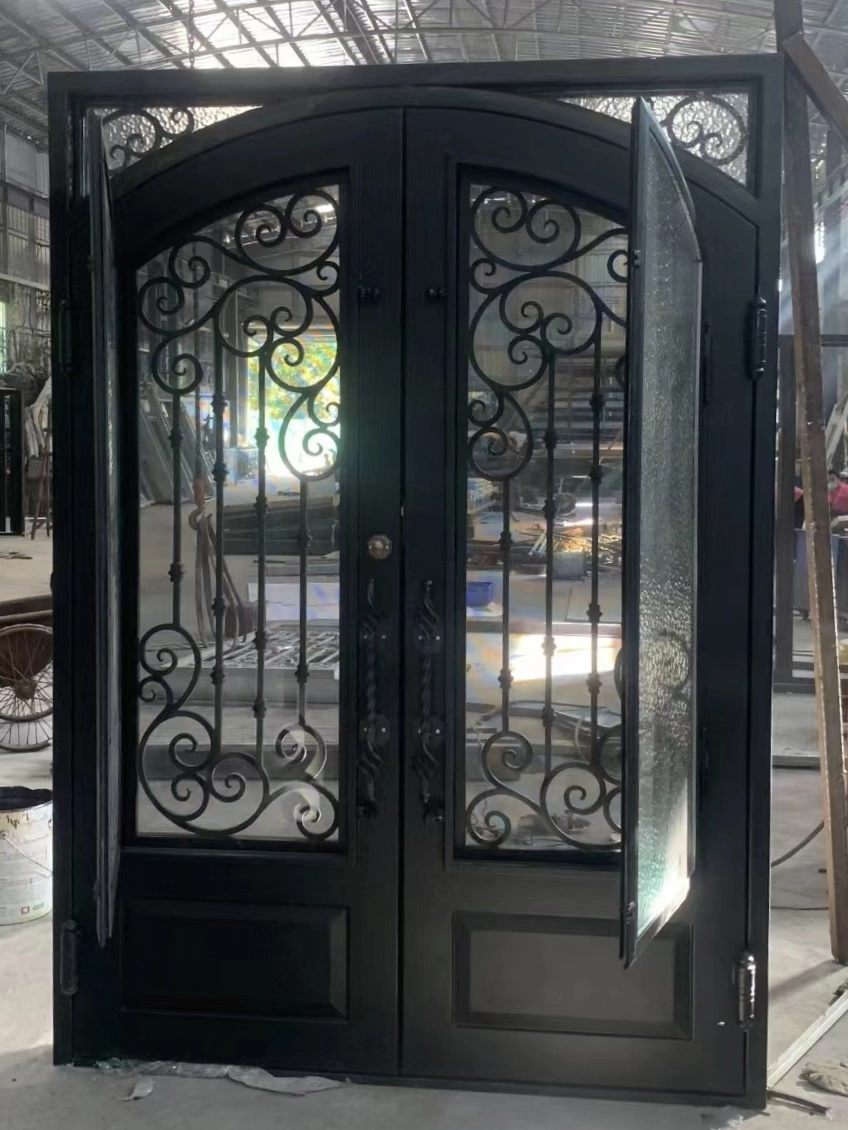 porte-en-fer-forgé-design-1 conception de porte en fer forgé 1