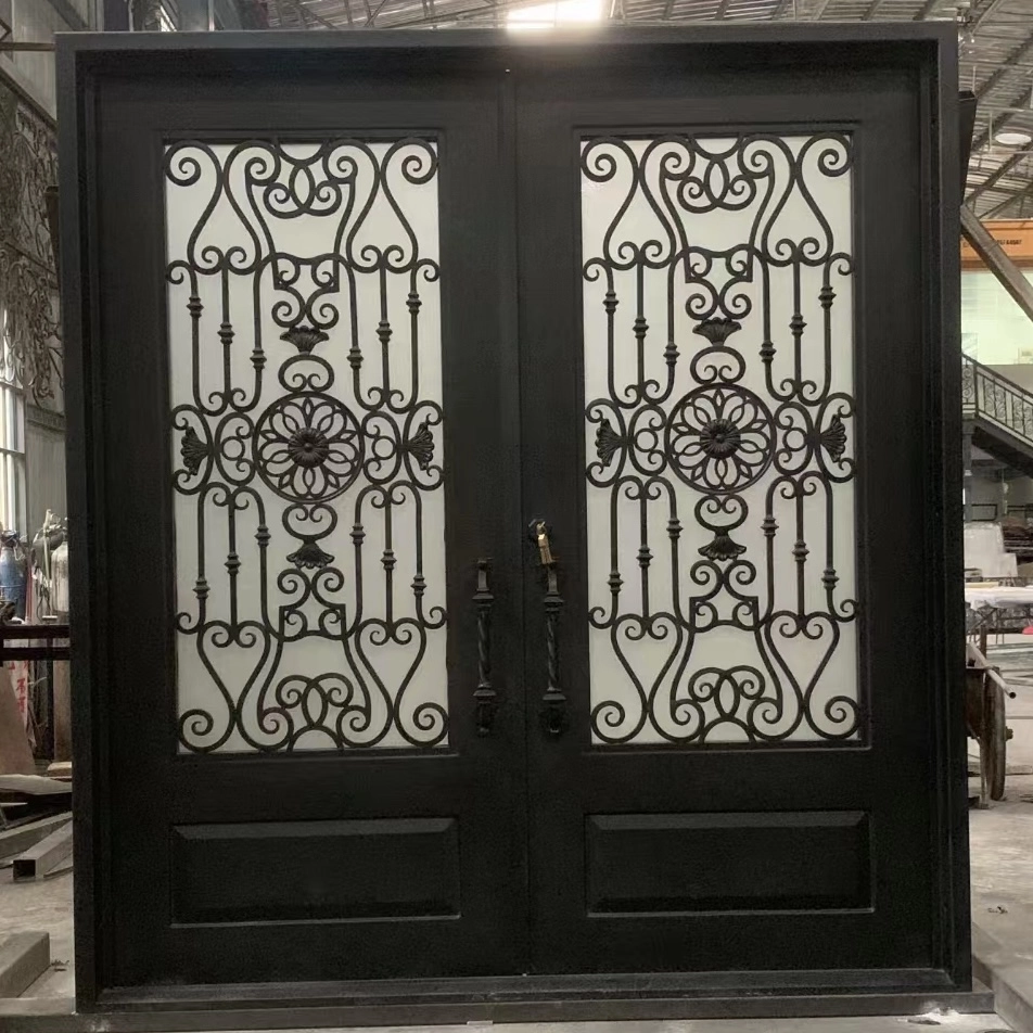 wrought iron door