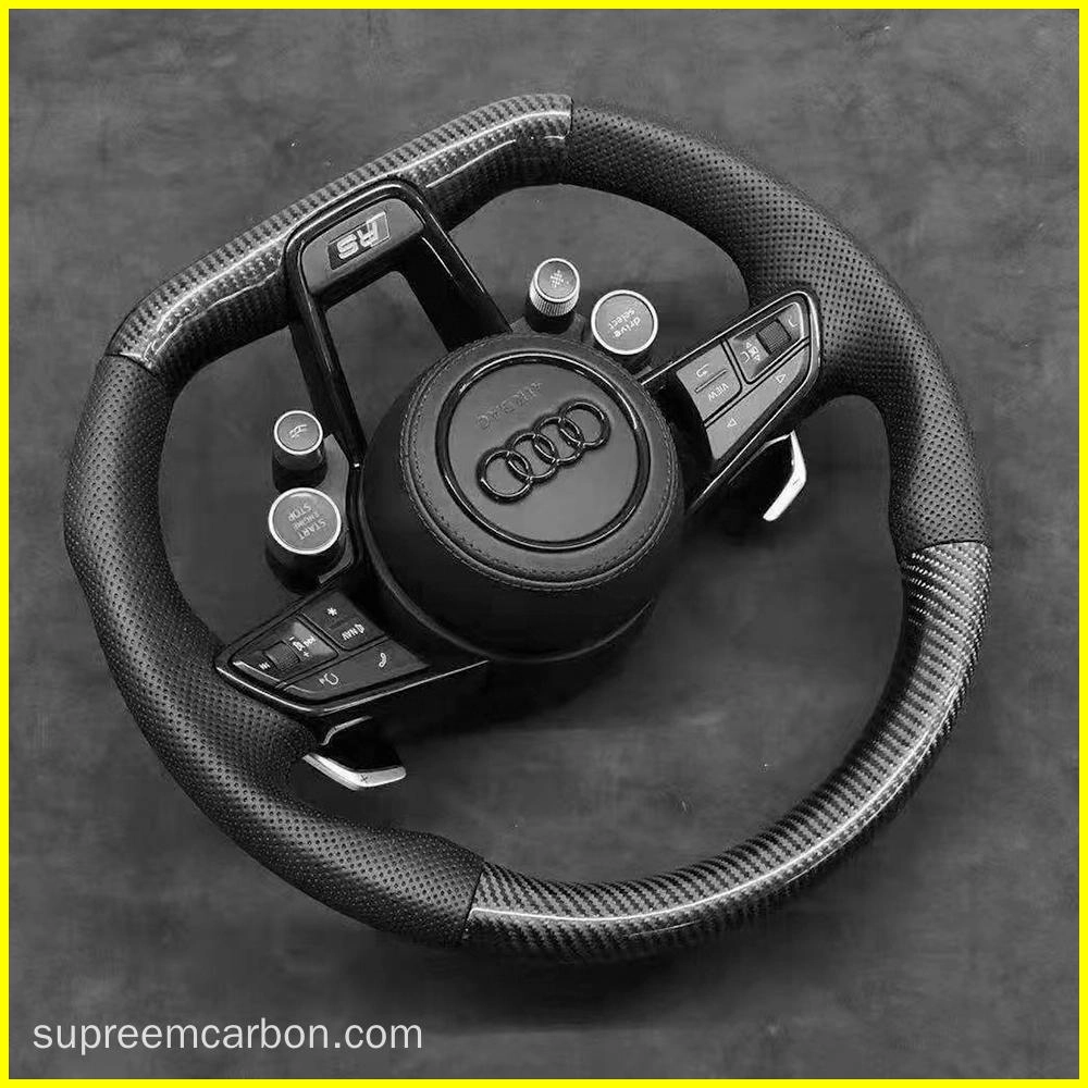 custom steering wheel carbon fiber