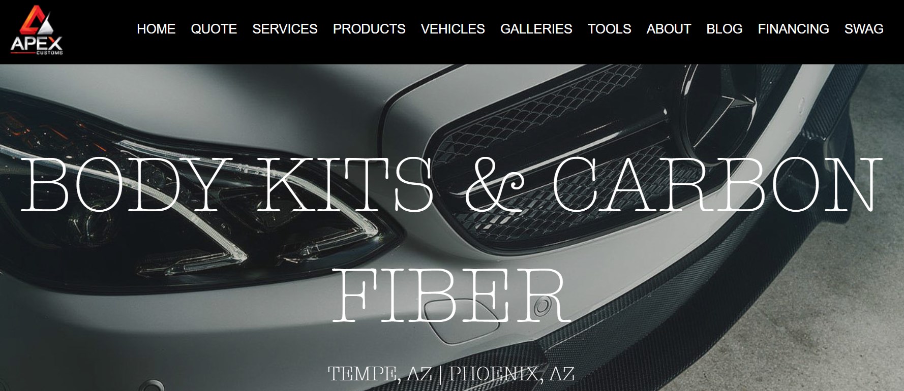 APEX CUSTOMS carbon fiber customization suppliers