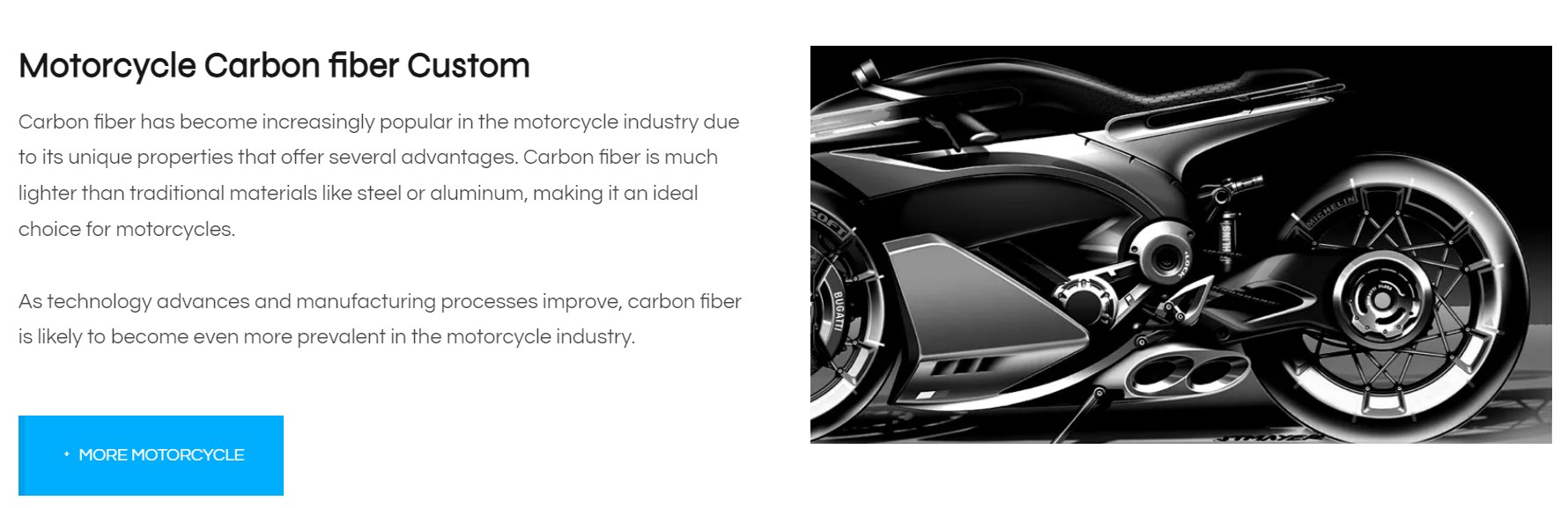 SUPREEM CARBON MOTORCYCLE CARBON FIBER PARTS manufacturer brands