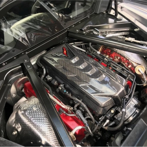 Capot moteur en fibre de carbone pour Corvette C8 Capot moteur en fibre de carbone pour Corvette C8
