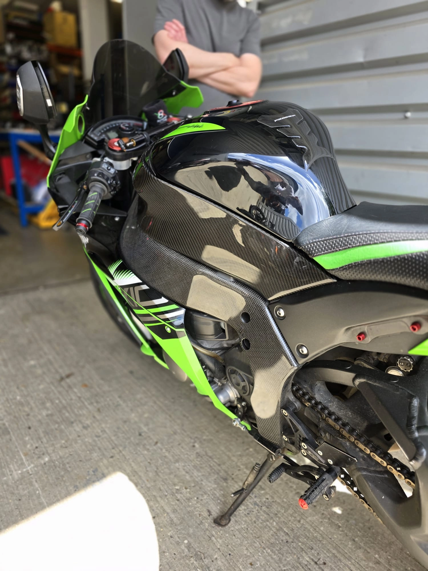 Couvercle de réservoir ZX10R--1 Cache-réservoir ZX10R -1