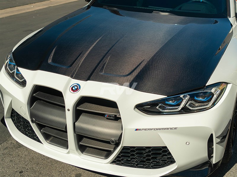 BMW carbon fiber hood
