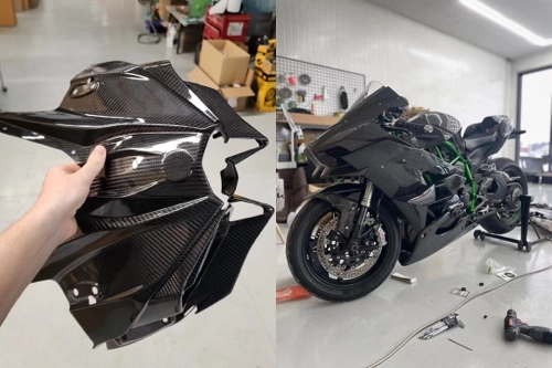 Kawasaki H2 Carbon Fiber Front Fairing Schultze Thailand