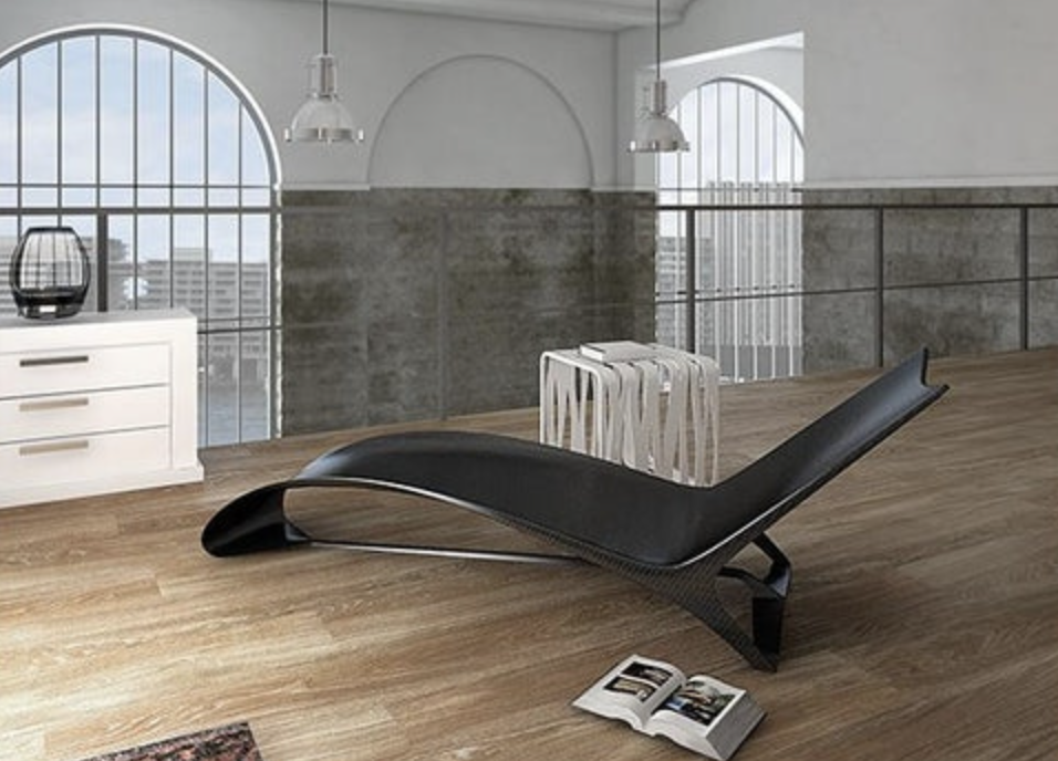 تصميم أثاث من ألياف الكربون