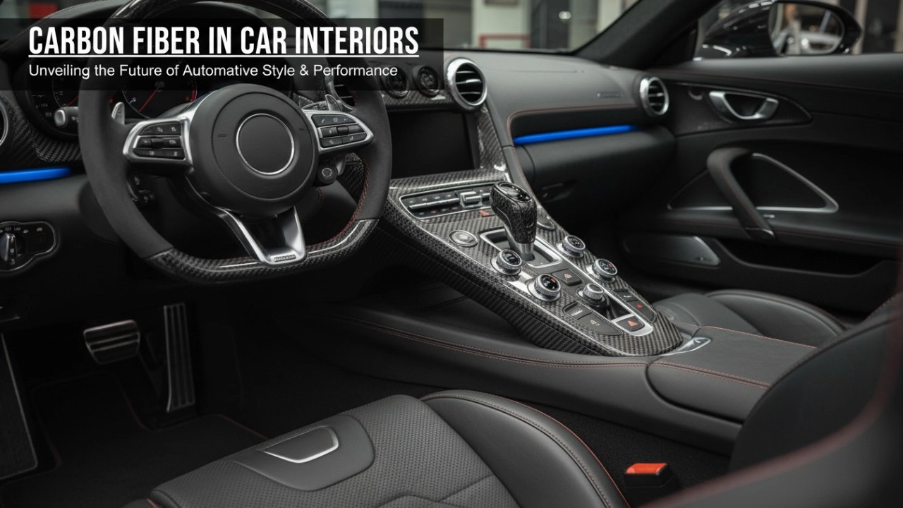 Углеродное волокно в салонах автомобилей